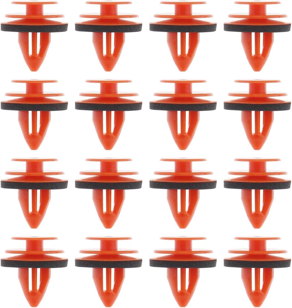 Deurbekleding Clips - Paneel Clips - Auto Interieur - Met Sealer - 40 Stuks - Oranje