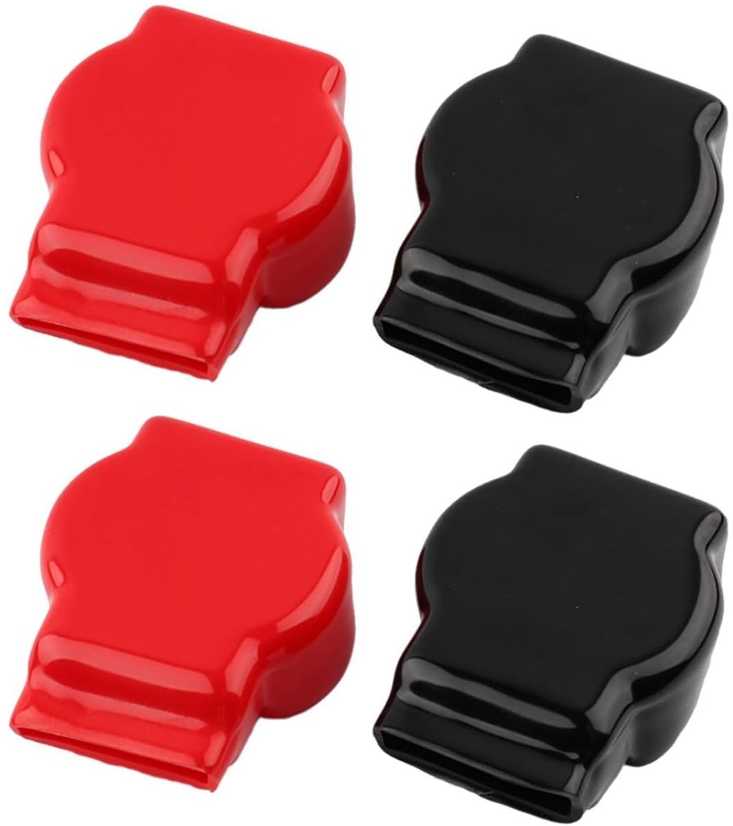 Accupoolafdekking 4 stuks - Accuklem bescherming - Voertuigonderhoud - Isolerend PVC materiaal - 8.2 x 4.3 x 3 cm