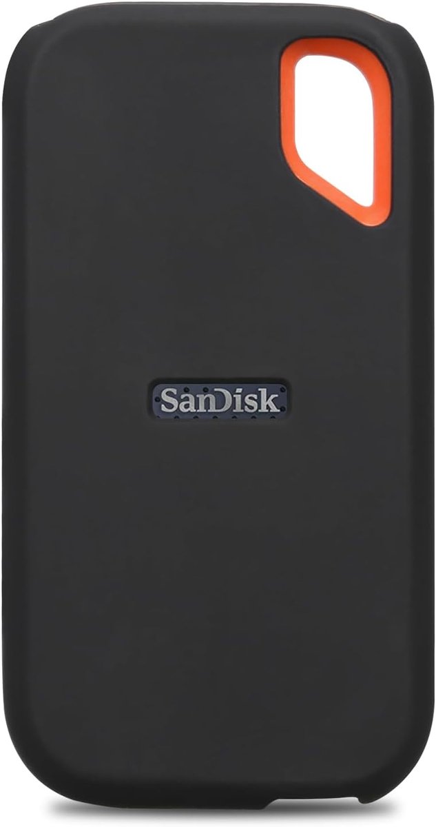 Harde Schijf Case - Externe SSD Bescherming - Opslag Beschermen - Siliconen Materiaal - 10.16 x 5.11 cm - Zwart