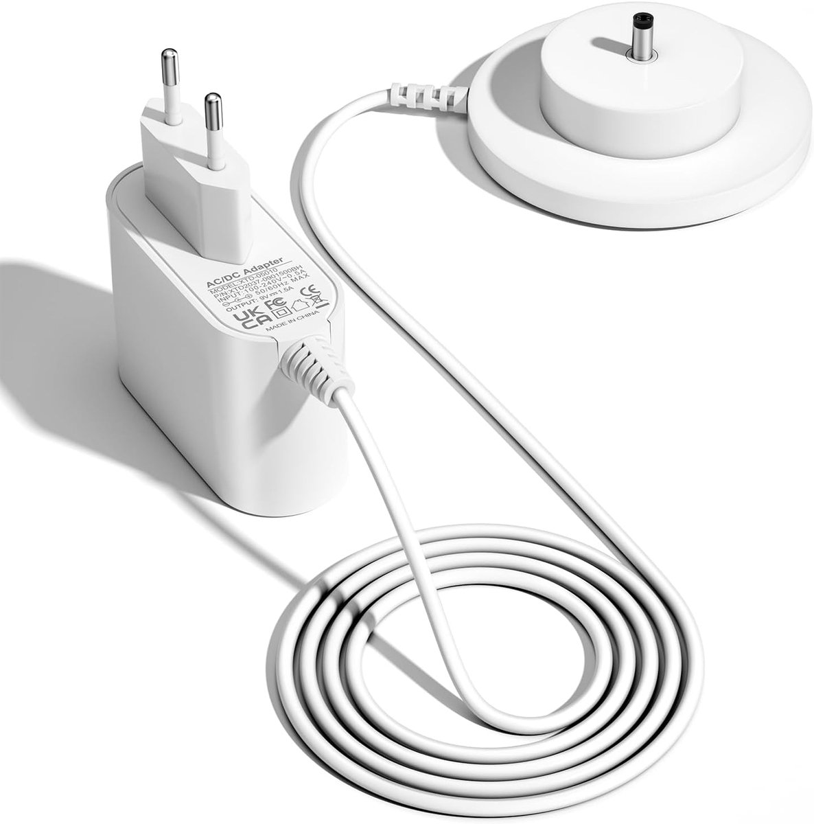 Oplaadkabel Voeding - Adapter Kabel - Kinderspeelgoed Opladen - Stabiele Stroomtoevoer - 15.2 x 10.5 cm - Zwart