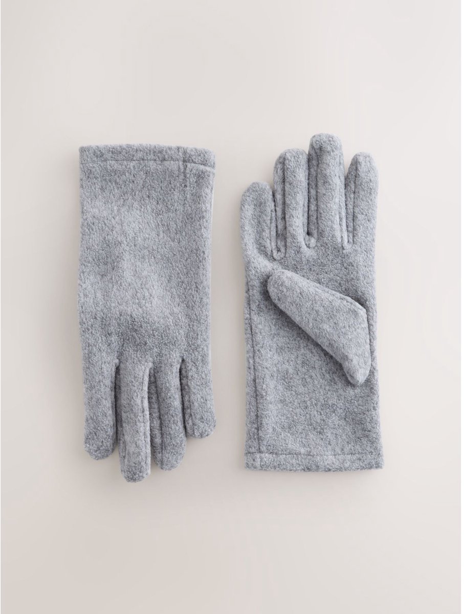 Next - Dames - Fleece handschoenen - Grijs