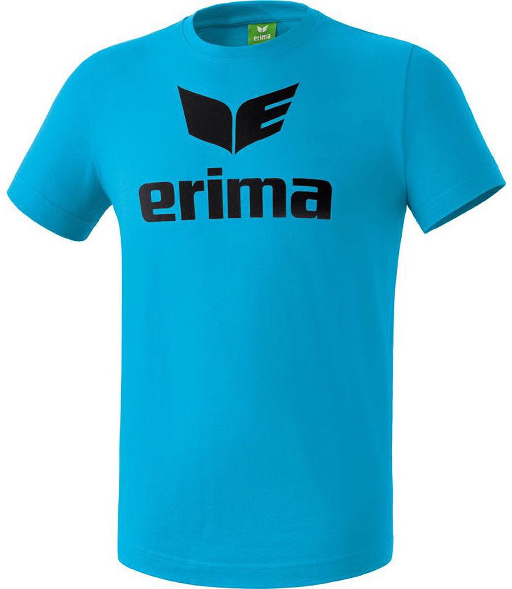 Erima Promo T-Shirt Heren - Curaçao / Zwart | Maat: XL