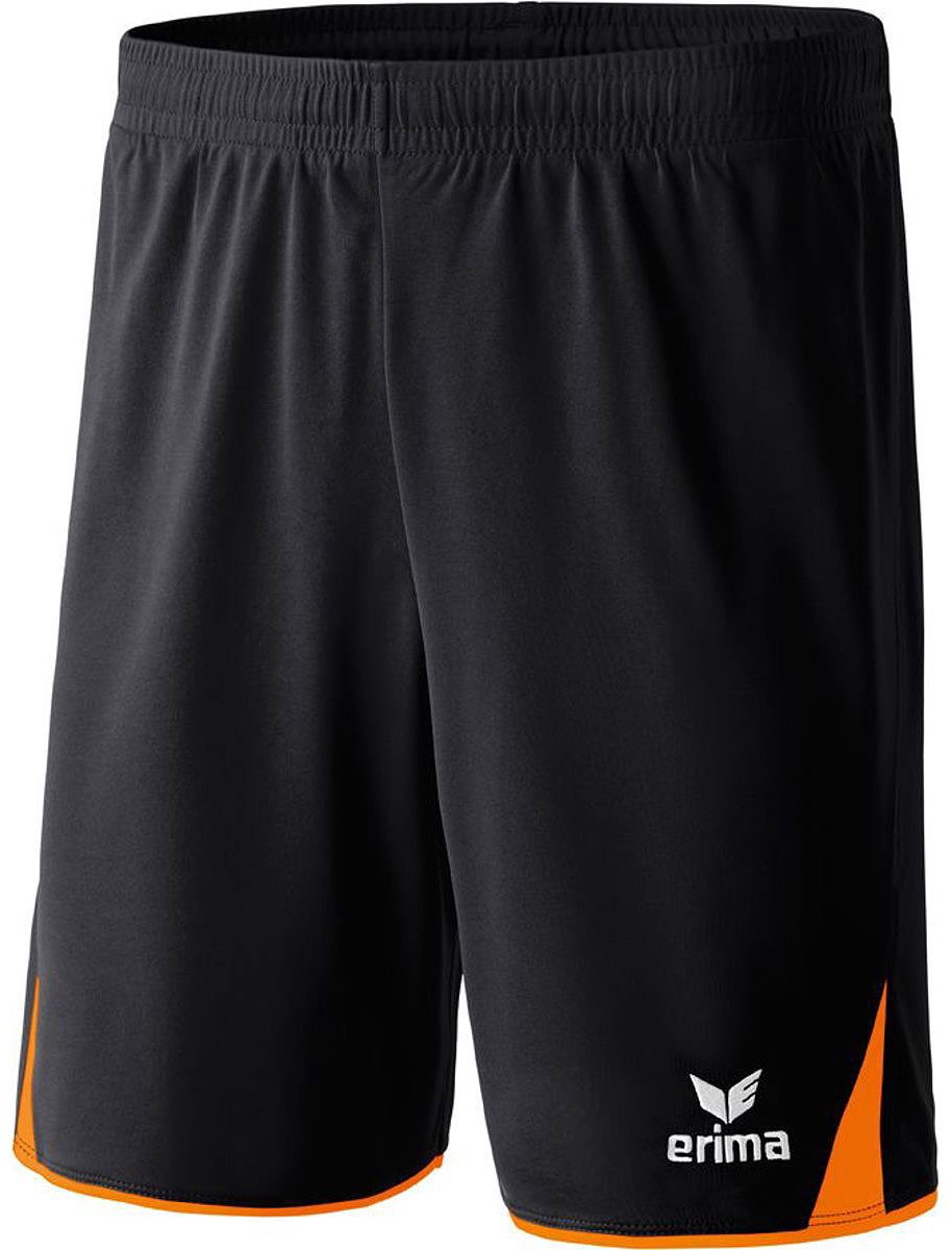 Erima 5-Cubes Short Kinderen - Zwart / Oranje | Maat: 128