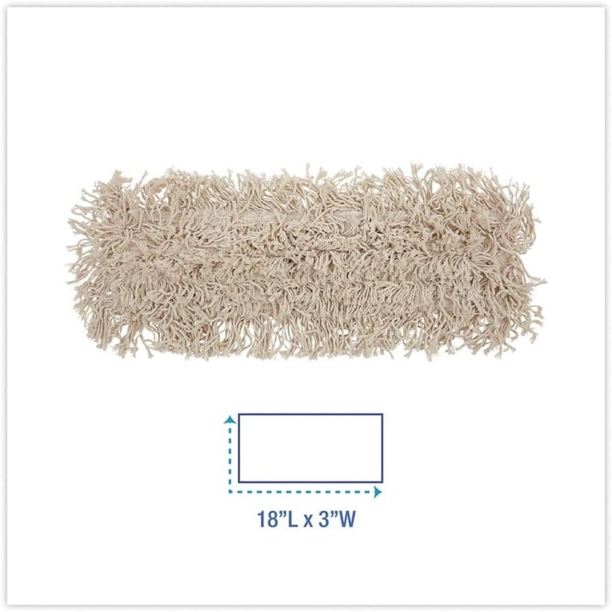 Stoffer Hoes - Stofwisser - Stofvrij Maken - Dubbelzijdig - 45 cm - Wit