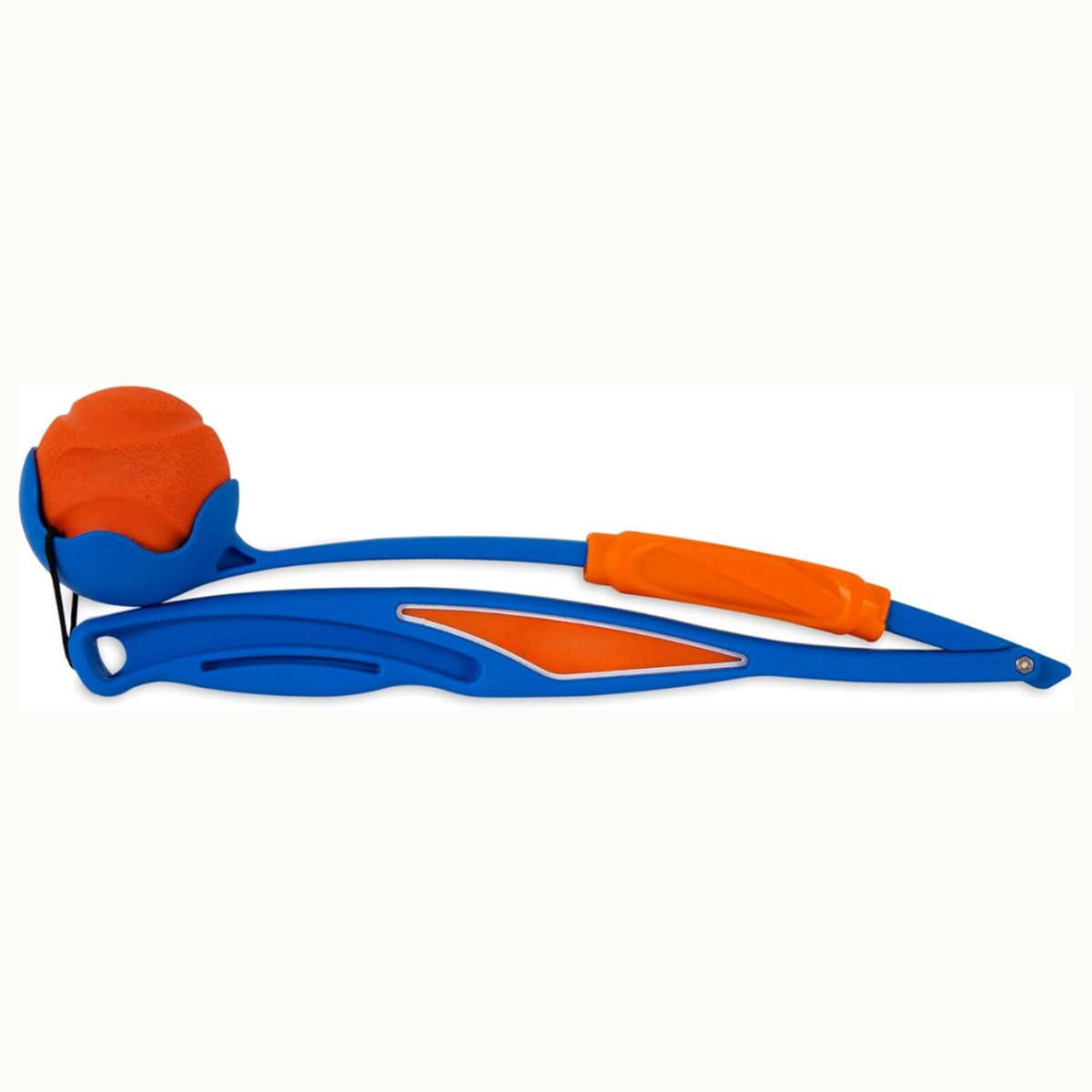 DD Ballenwerper voor Honden - Ballenwerper - Werpstok Hond - Innovatief Model - Blauw/Oranje - 39cm x 11cm x 7cm