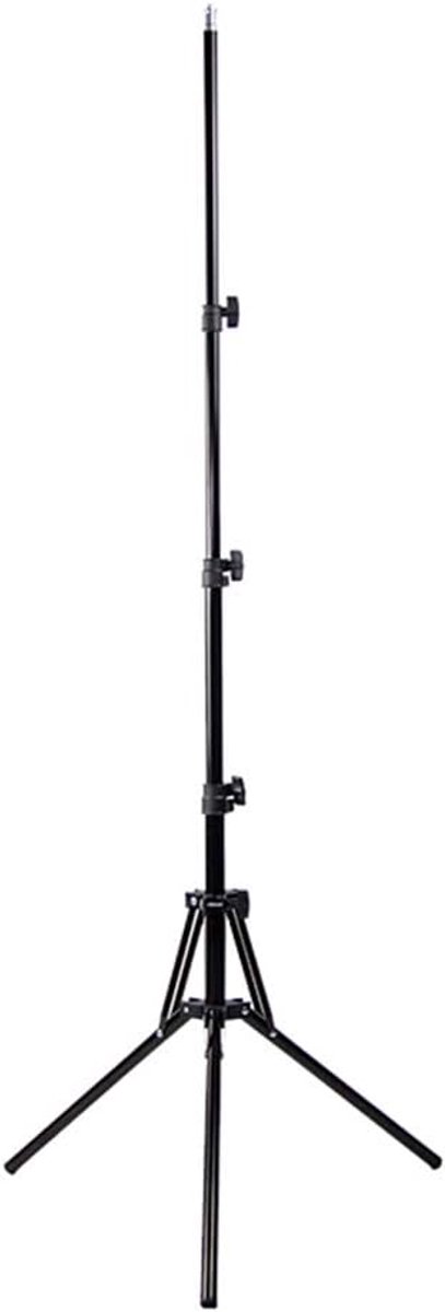 Lichtstatief - Verlichtingsstatief - Fotostudio - Draagbaar Aluminium - 200 cm Hoog