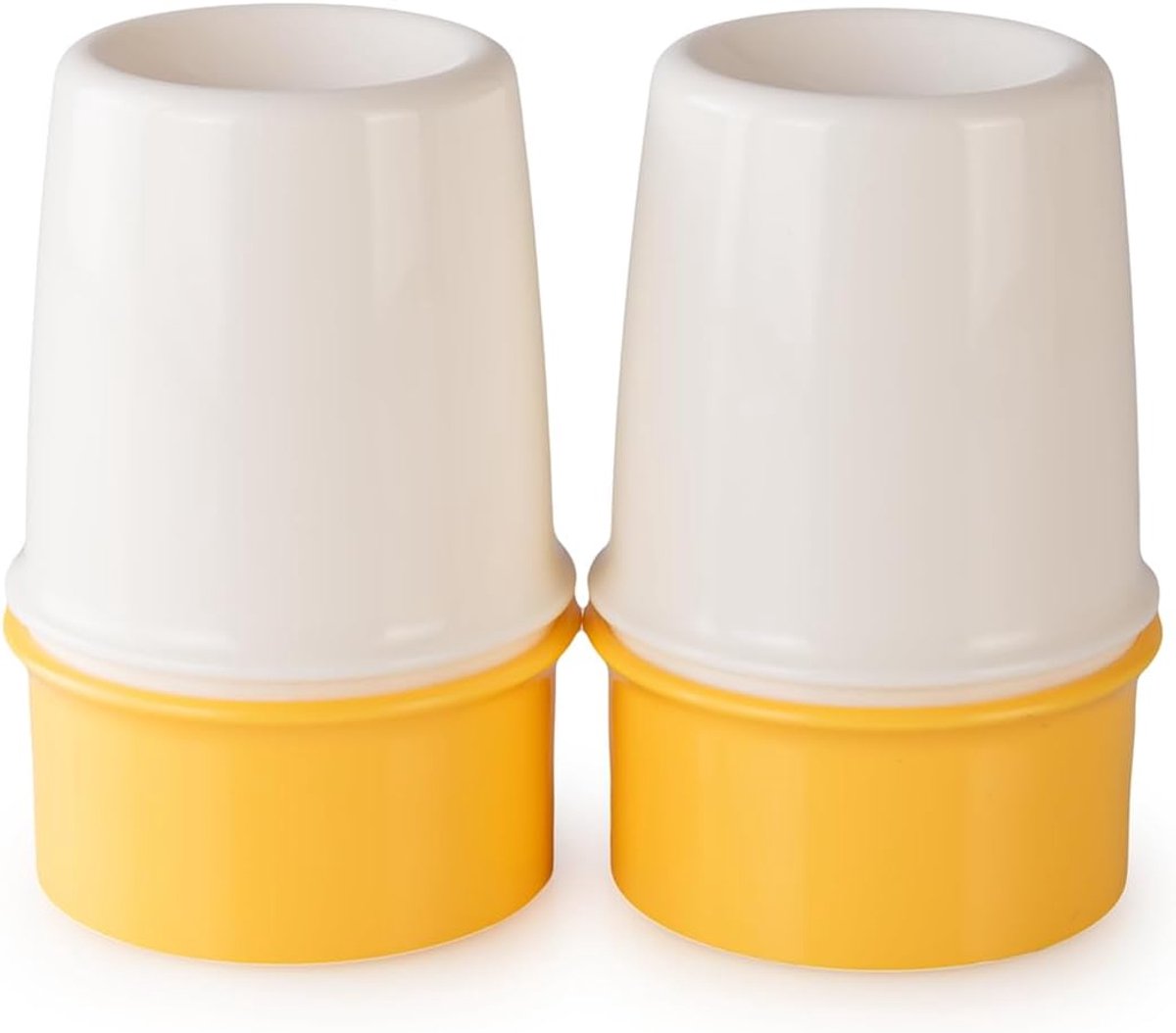 Thermo Eierdopjes - Set van Twee - Ontbijt Genieten - Inclusief Lepel