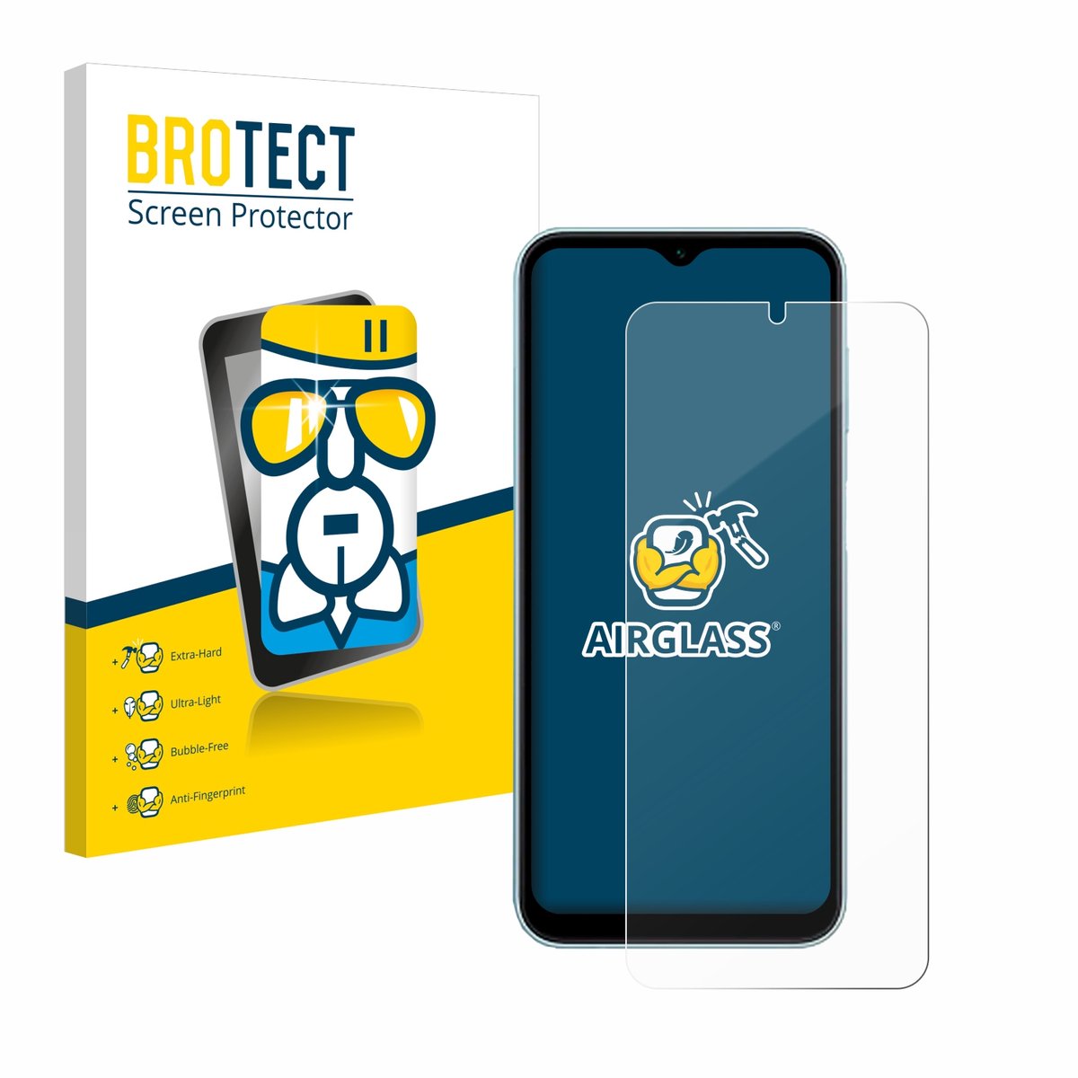 Screenprotector voor Samsung Galaxy M15 Beschermglas transparant
