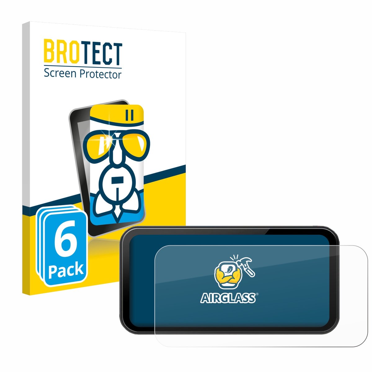 Screenprotector 6 Stuks voor Wonsidary W622 6.25" Beschermglas transparant