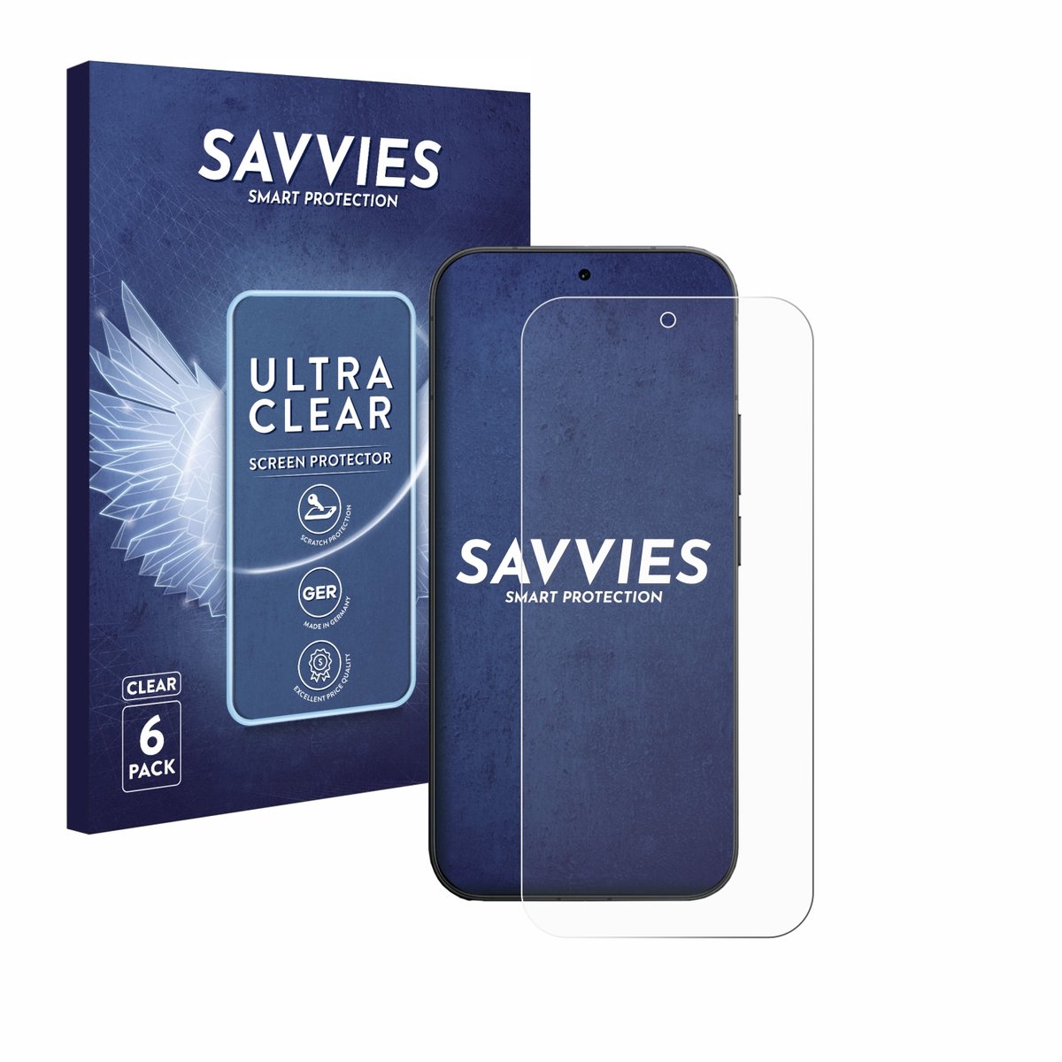 Savvies - Screenprotector voor Vivo V70 - Folie Beschermfolie transparant 6 Stuks