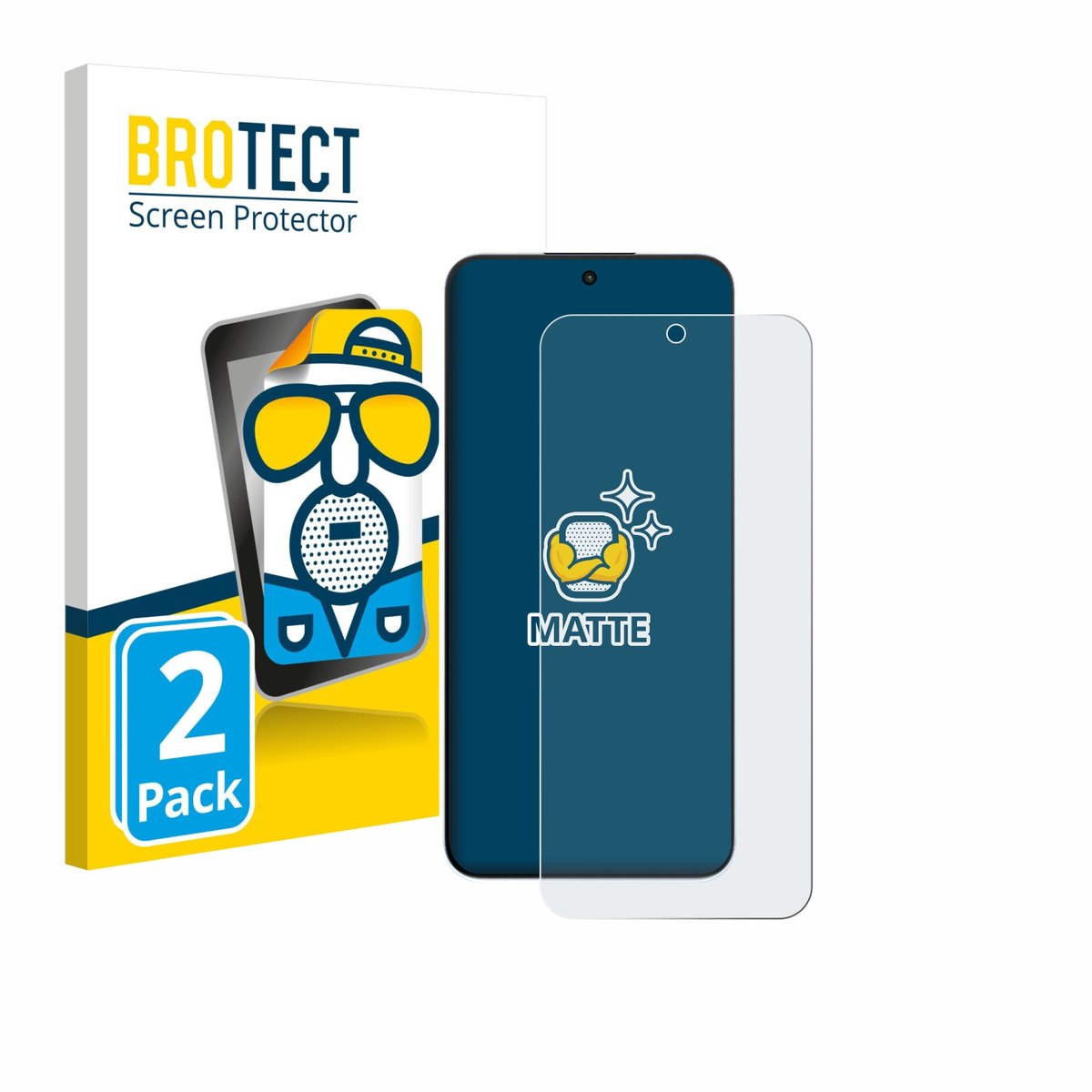 BROTECT - Screenprotector voor Oppo A6s Pro - Folie Beschermfolie matte 2 Stuks