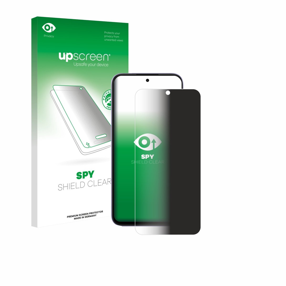 upscreen - privacy screenprotector voor Oppo A6x 5G - Folie Beschermfolie Blauwlichtfilter