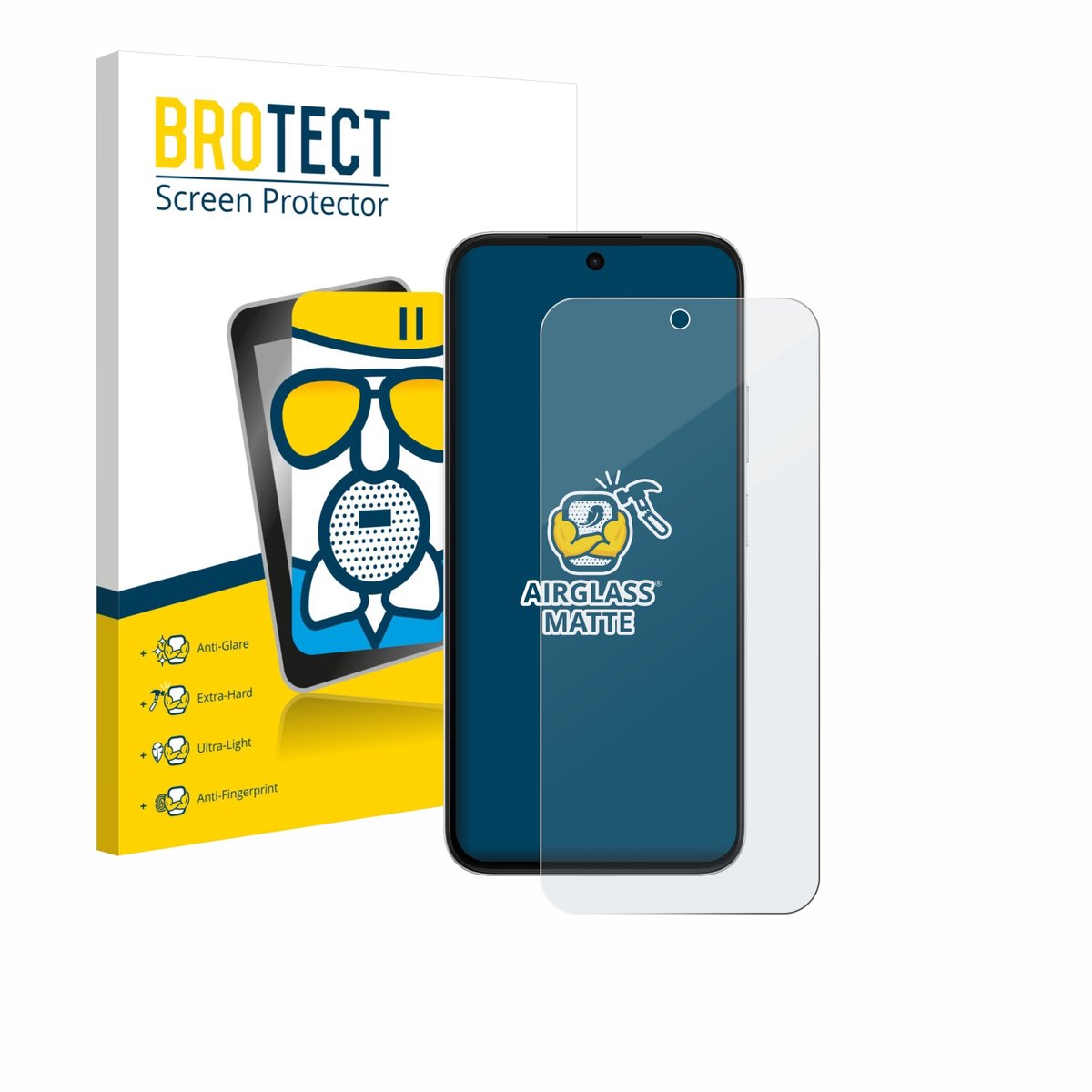 BROTECT - Screenprotector voor Oppo A6s 5G - Folie Beschermfolie Beschermglas matte