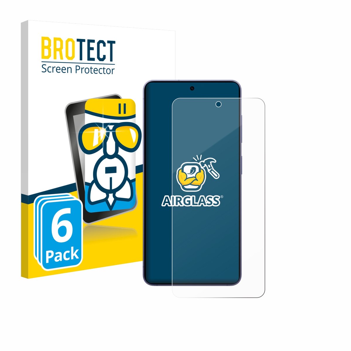 Screenprotector 6 Stuks voor Samsung Galaxy S26 Beschermglas transparant