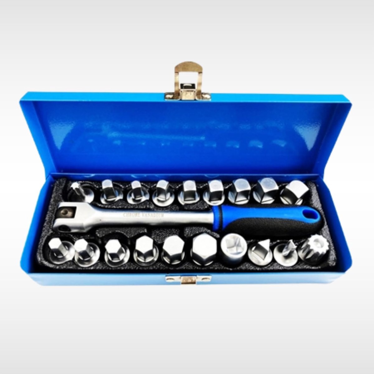 Afvoerplug Sleutel Set - Oliesysteem Gereedschap - Auto Onderhoud - 20 Delig Universeel - 3/8 Inch Drive - Metaal