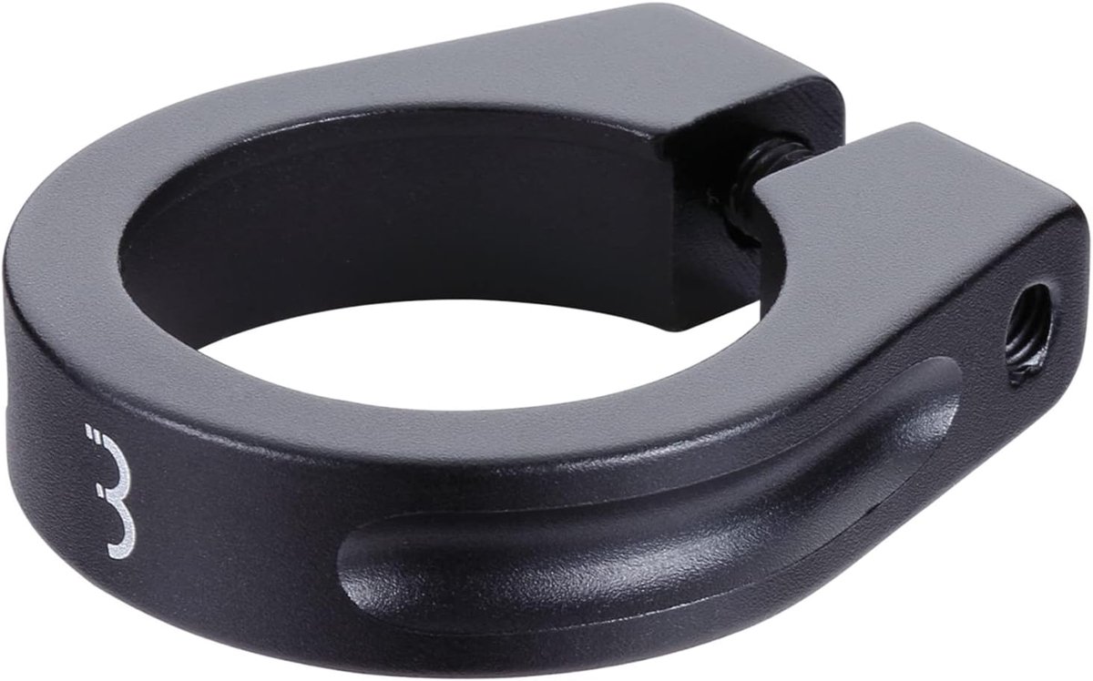 Zadelklem - Zadelpenklem - Fiets Zadel - Lichtgewicht Aluminium - 34.9 mm - Zwart