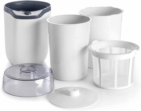 RONN® Yoghurtmaker - Citruspers - Ijsmachine - Wit -‎ 18cm x 16cm x 24cm van Merkloos — afbeelding 2