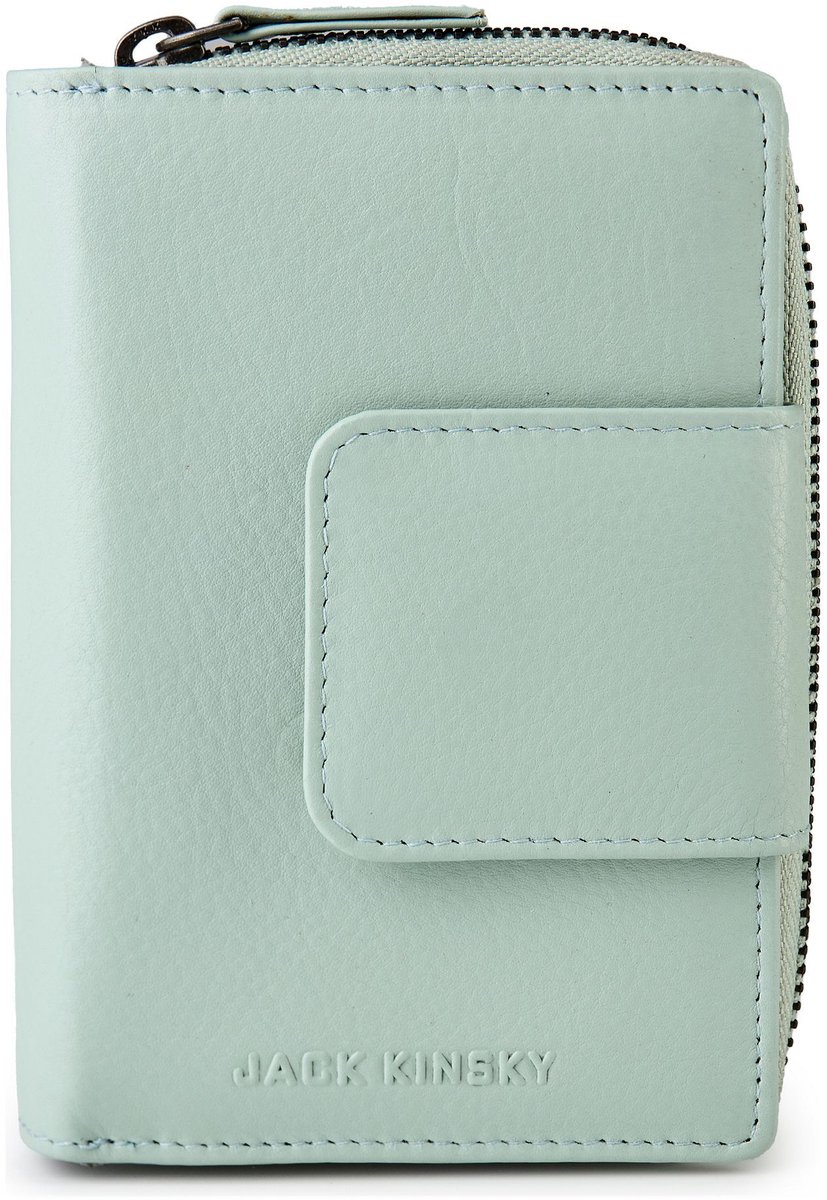 Jack Kinsky Livorno 511 Portemonnee RFID-bescherming Leer 9.5 cm - Dames - Staand formaat - mint