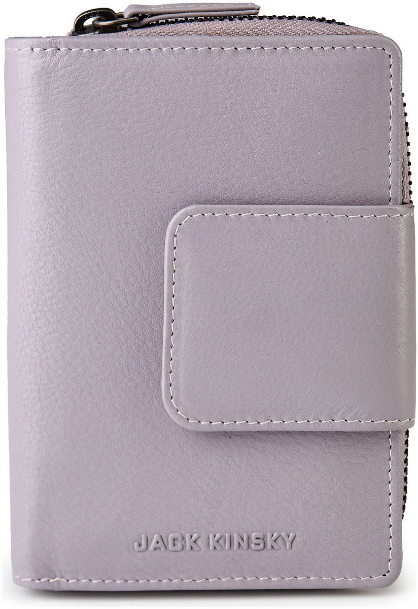 Jack Kinsky Livorno 511 Portemonnee RFID-bescherming Leer 9.5 cm - Dames - Staand formaat - flieder