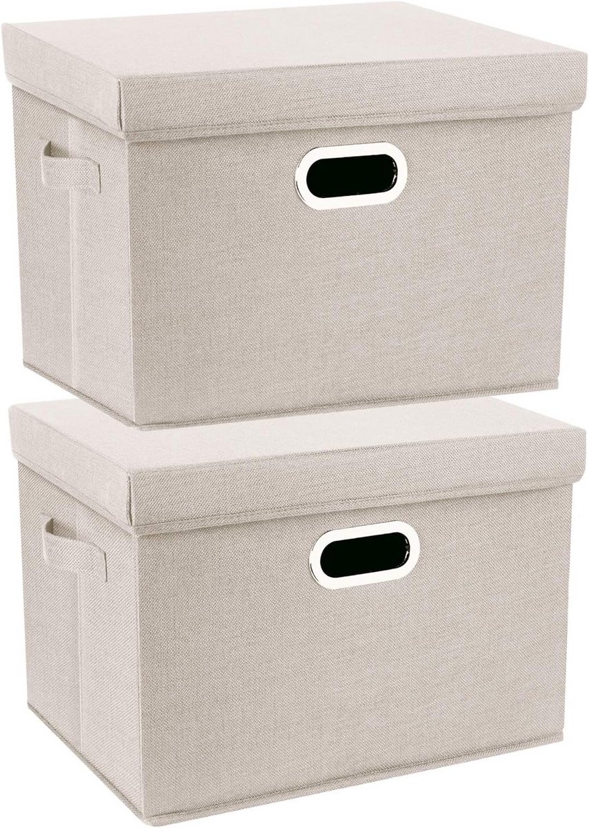 Opbergbak Met Deksel - Opbergdoos - Opbergbox - praktisch