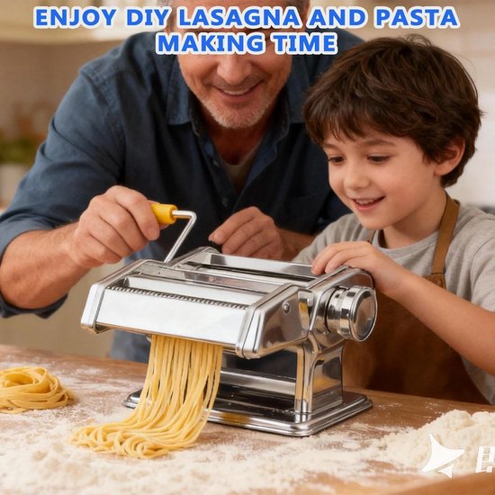 Pasta Machine - Pasta Maker - Pasta Tool - deeg machine van Merkloos — afbeelding 3