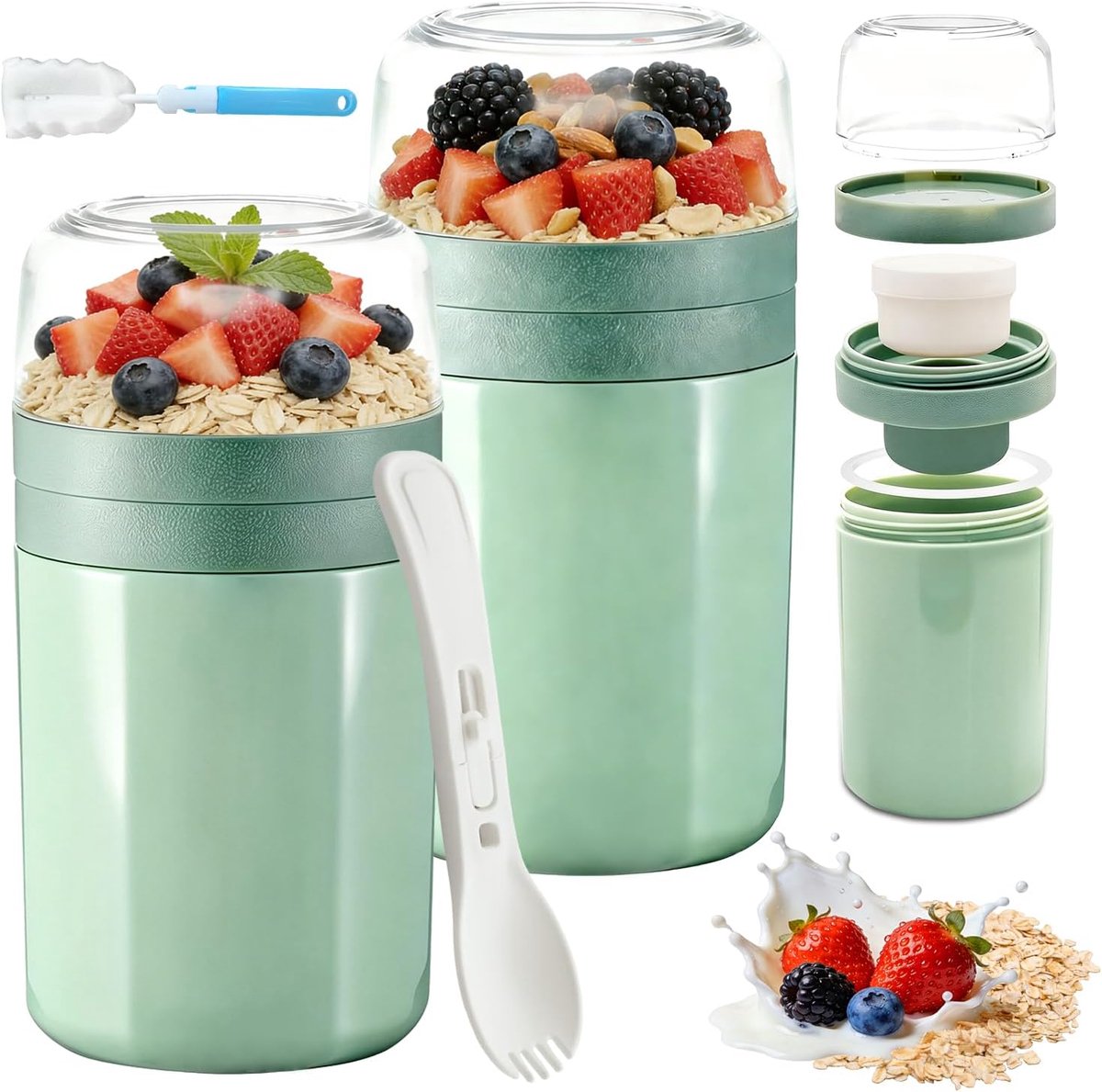 Yoghurtbeker To Go – Lunchbeker – Yoghurt Cup - lunch accessoire