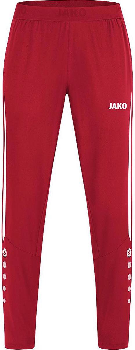 Jako Power Vrijetijdsbroek Dames - Rood / Wit | Maat: 42