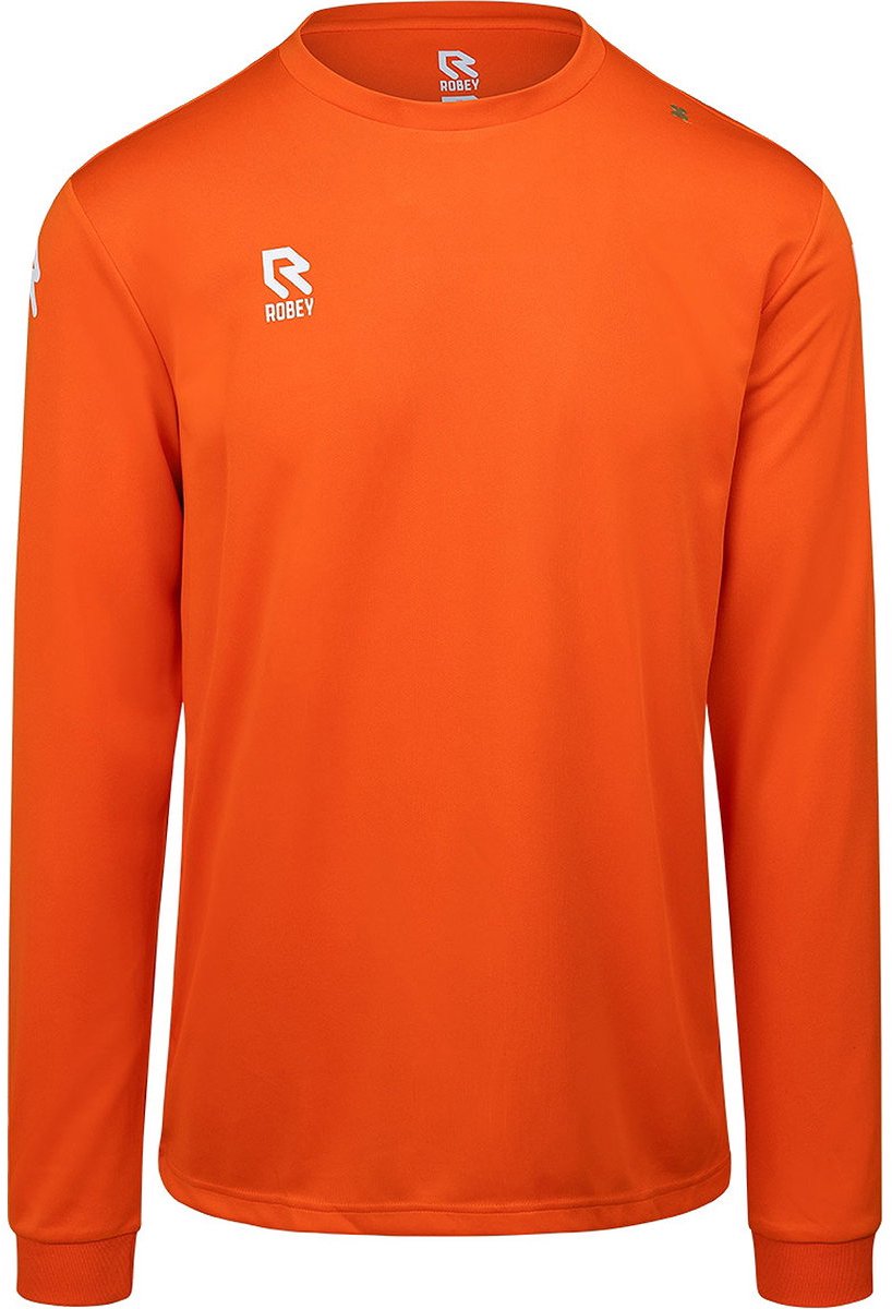 Robey Crossbar Voetbalshirt Lange Mouw Kinderen - Oranje | Maat: 152