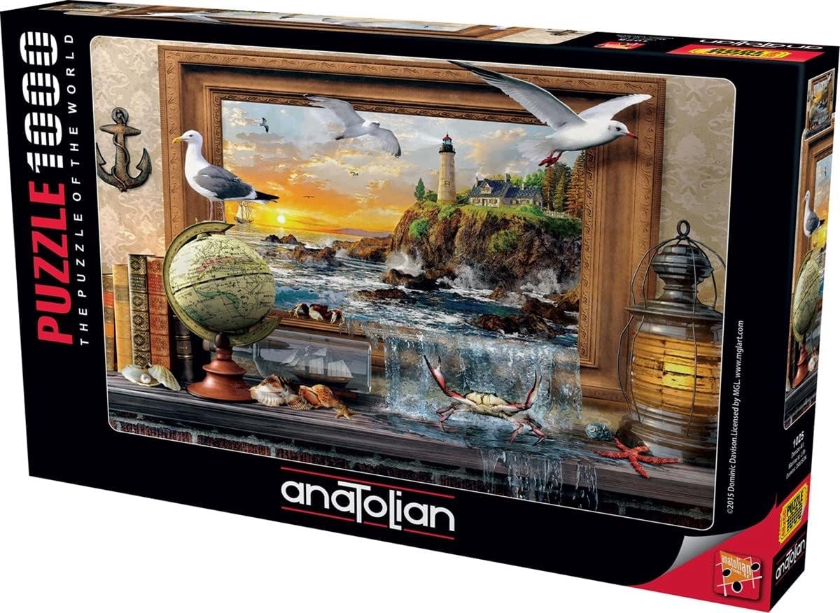 Zeeleven Puzzel - 1000 Stukjes - Ontspanning Thuis - Gedetailleerd Marine Leven - 25 x 35 cm