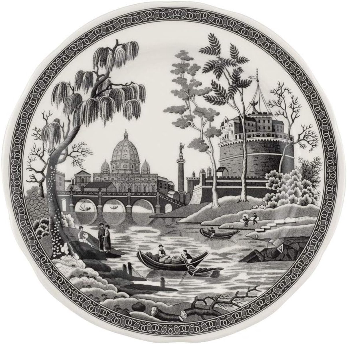 Dinerbord Rond - Servies Bord - Eettafel Dekken - Vaatwasserbestendig - 27 cm