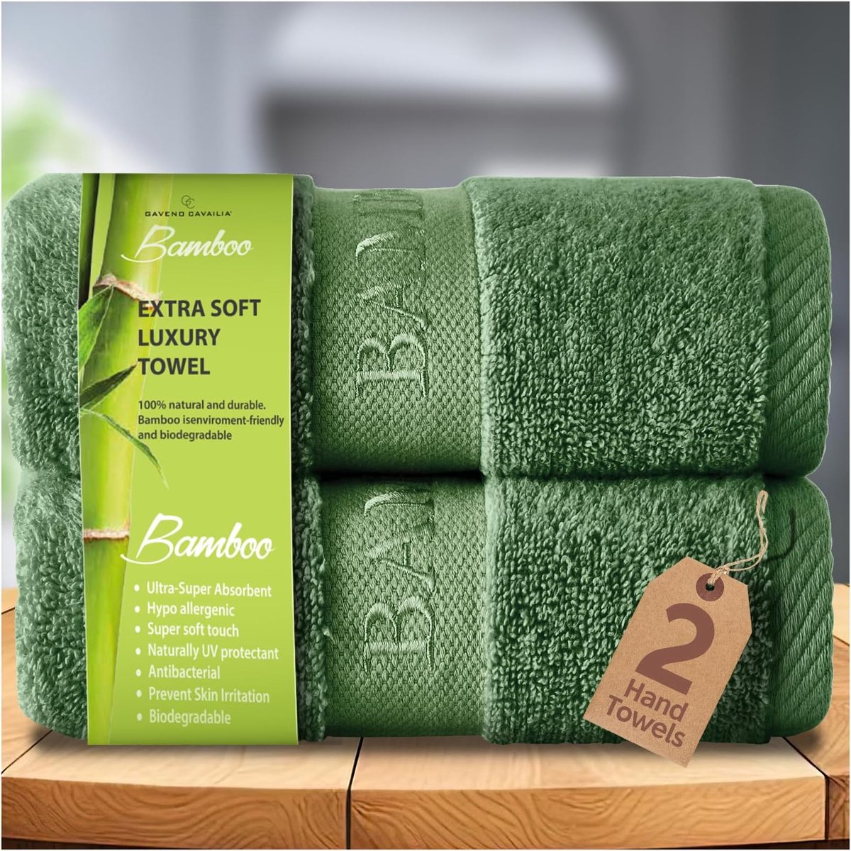 Bamboe Handdoeken - Zachte Handdoeken - Dagelijks Gebruik - Super Absorberend - 50x80 cm -