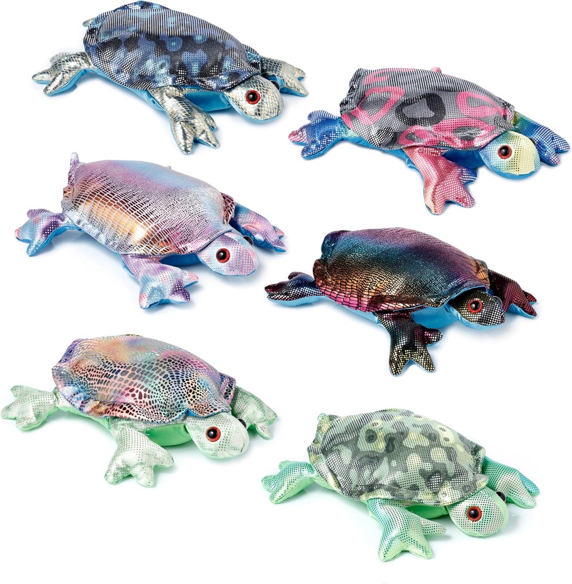Zand Schildpad - Decoratie Dieren - Bureau Accessoire - Met Zand Gevuld - 22cm Lengte - Meerkleurig