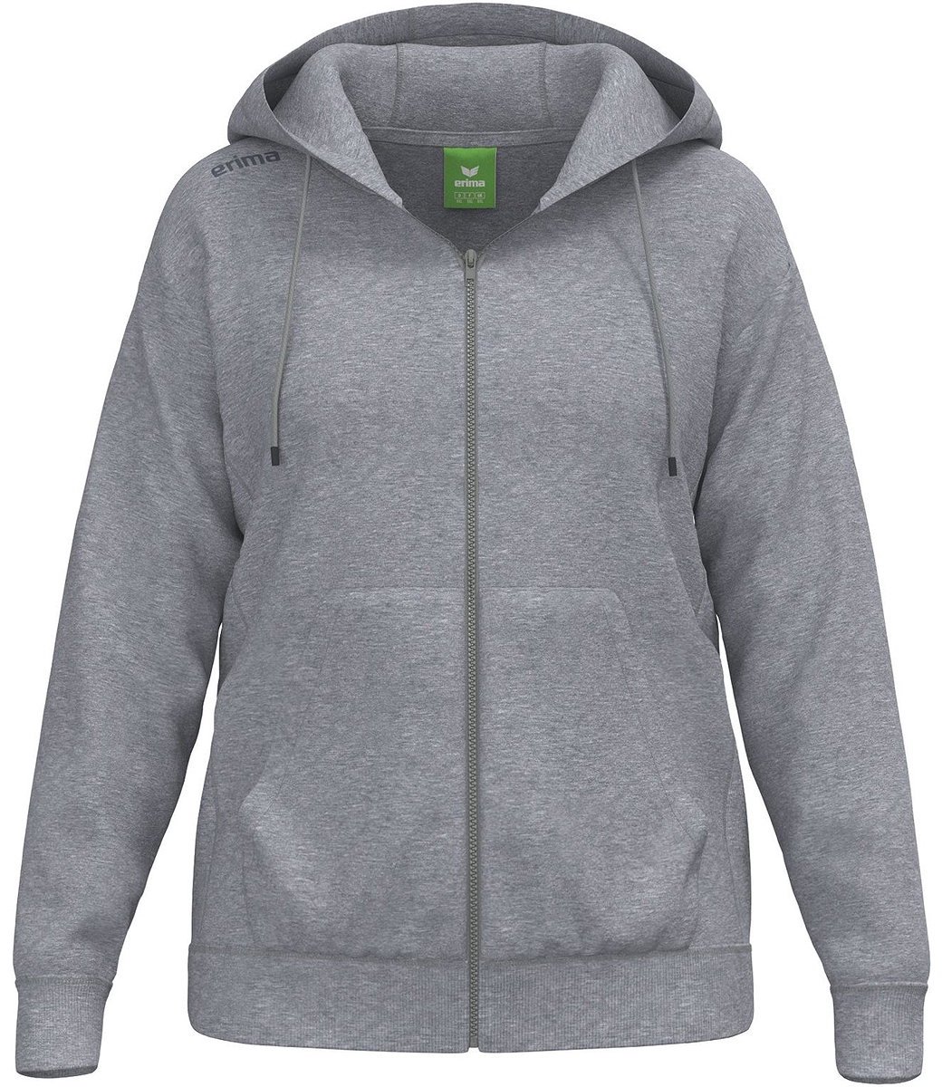 Erima Ts Sweatjack Met Capuchon Dames - Grey Melange | Maat: 40
