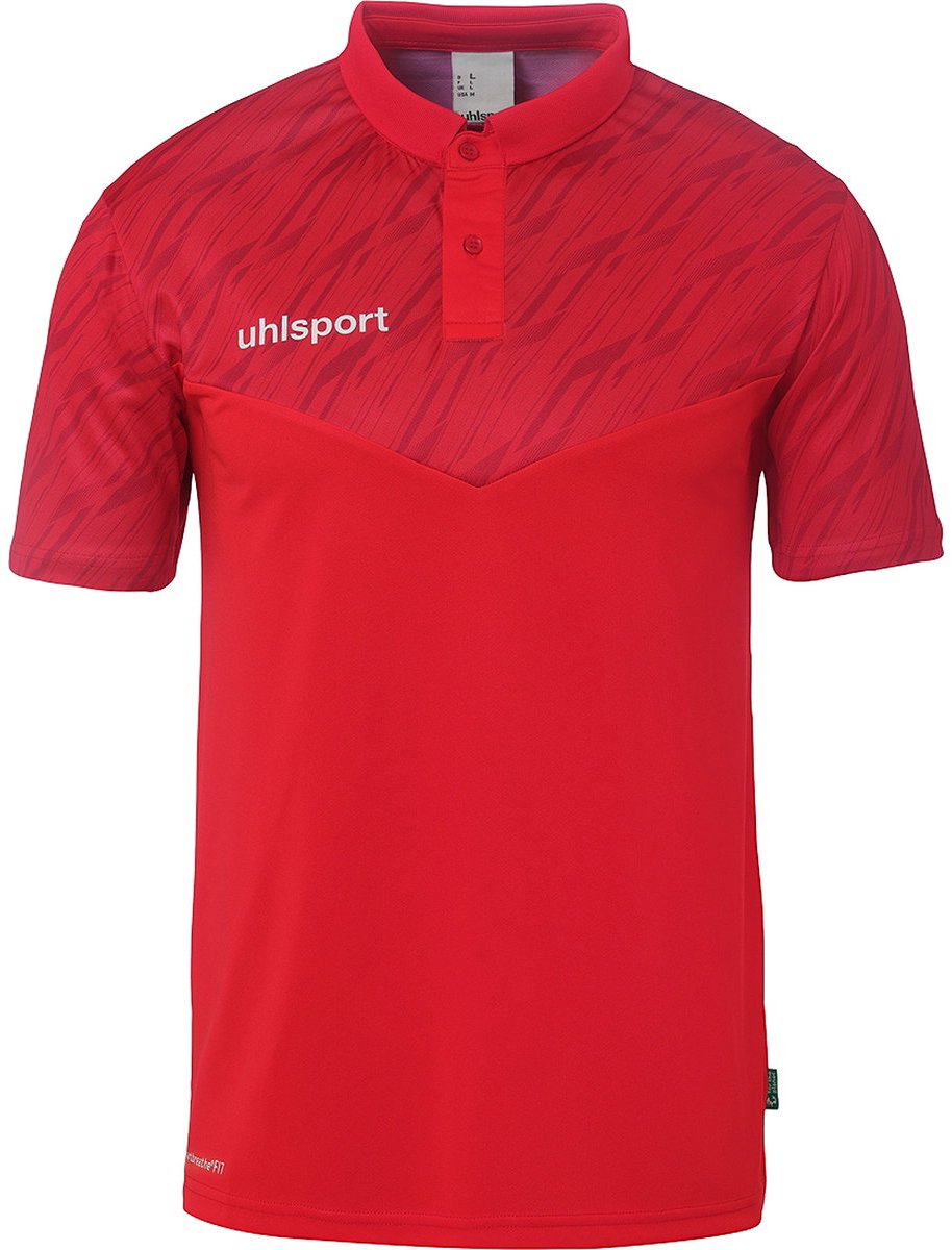 Uhlsport Progressive 28 Polo Heren - Rood | Maat: XXL