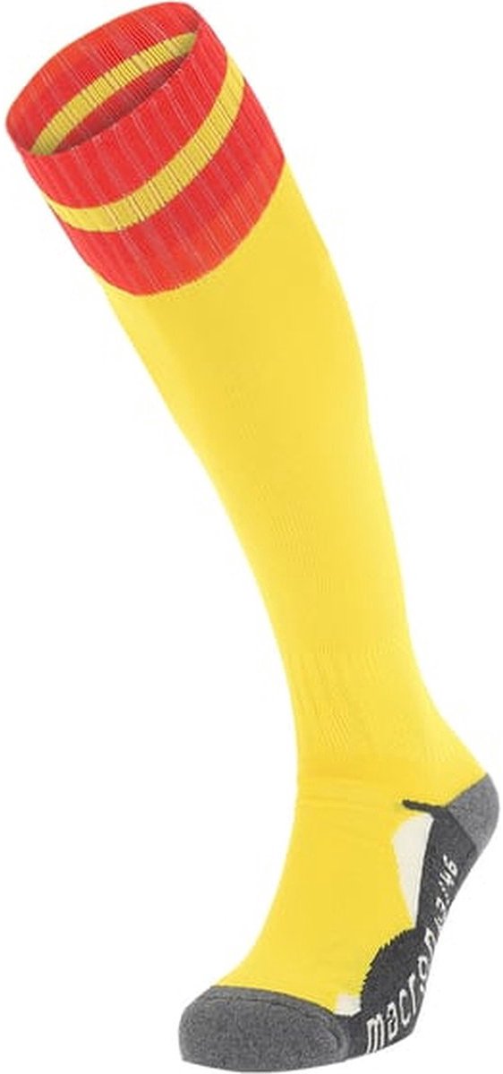 Macron Azlon Voetbalkousen - Geel / Rood | Maat: 35/38