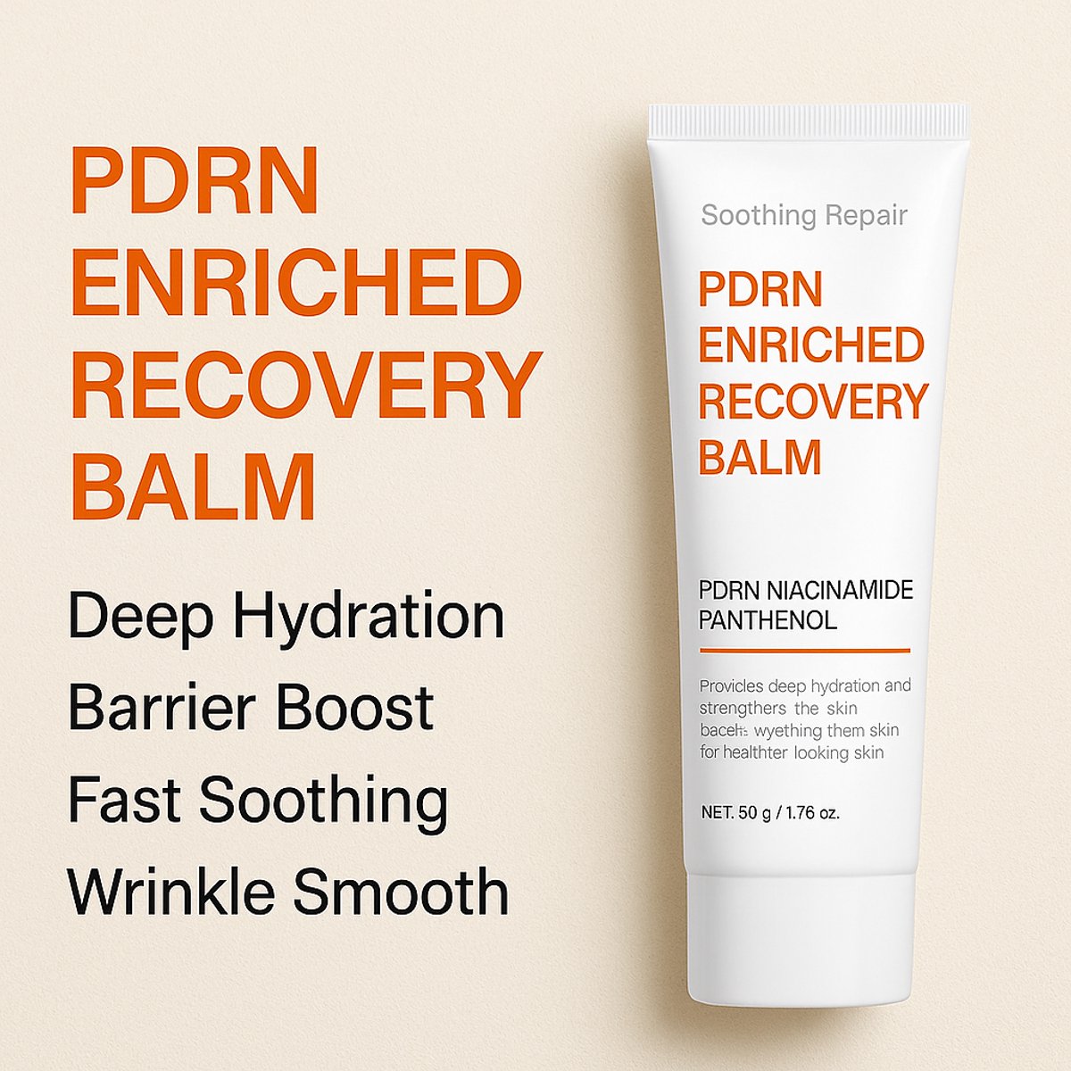 Lanthome - PRDN Enriched recovery balm - Gezichtsbalsem - Gezichtscreme - Verrijkt herstelbalsem - Intensief voedende balsem, 50g