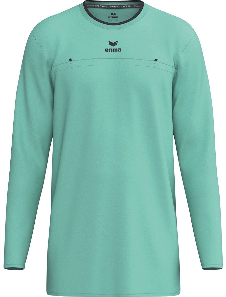 Erima Referee Scheidsrechtersshirt Lange Mouw Heren - Mintgroen | Maat: XXXL