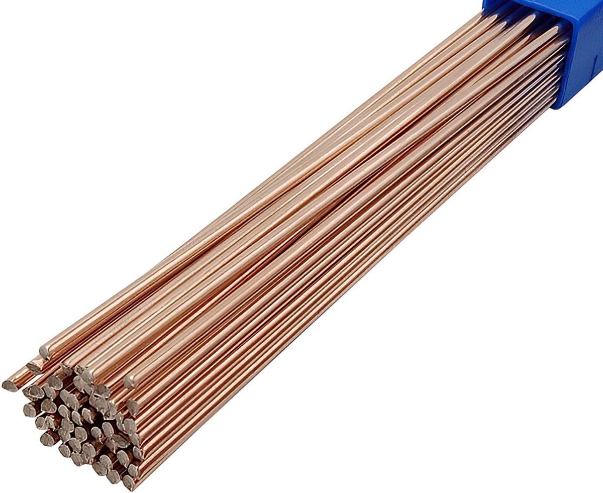 Koperen Lasdraad - Soldeerdraad - Reparaties Uitvoeren - Lage Temperatuur - 2.0mm 10 Stuks