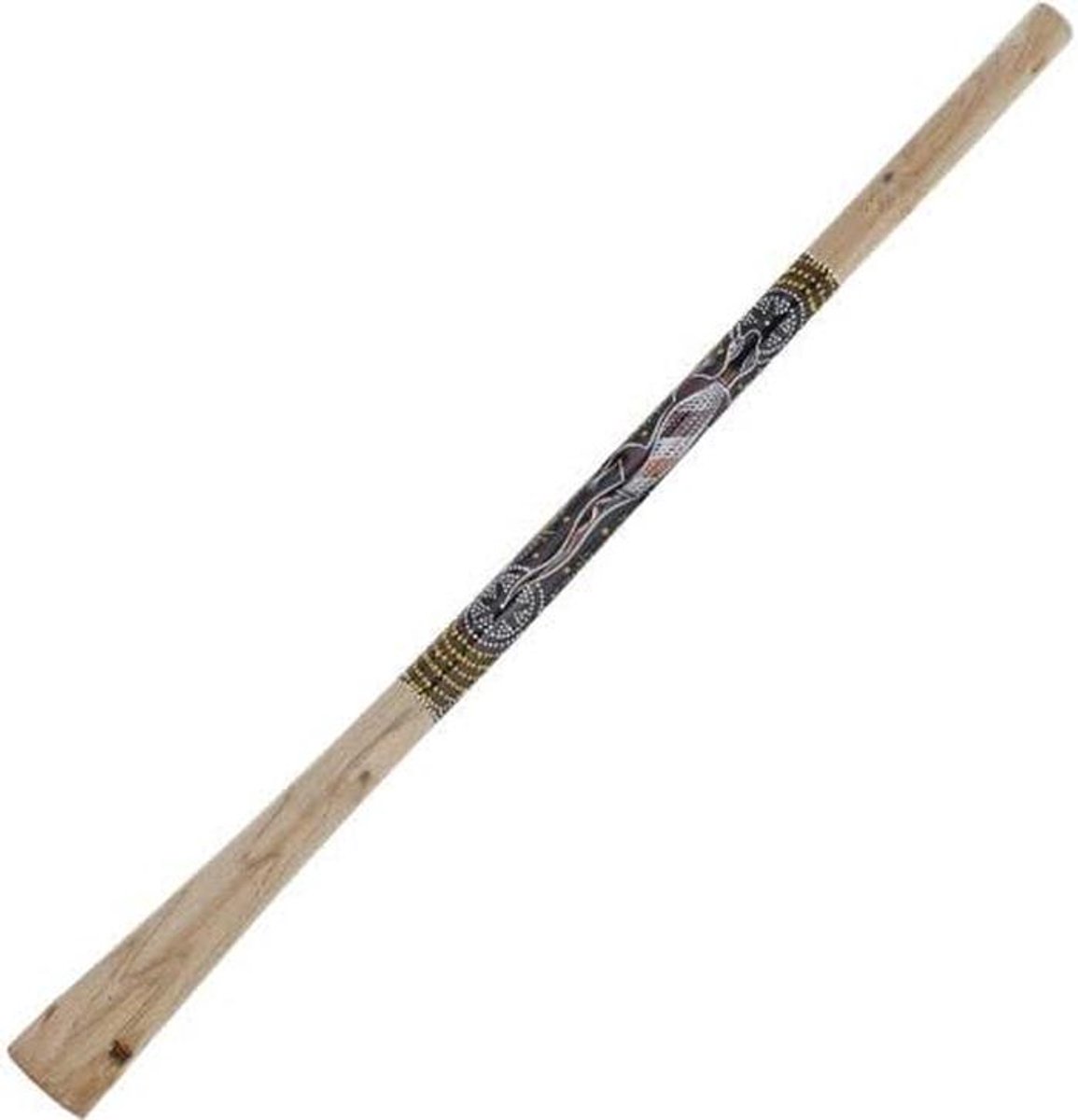 Didgeridoo - Blaasinstrument - Muziek Maken - Handgeschilderd Teakhout - 130 cm - Meerkleurig