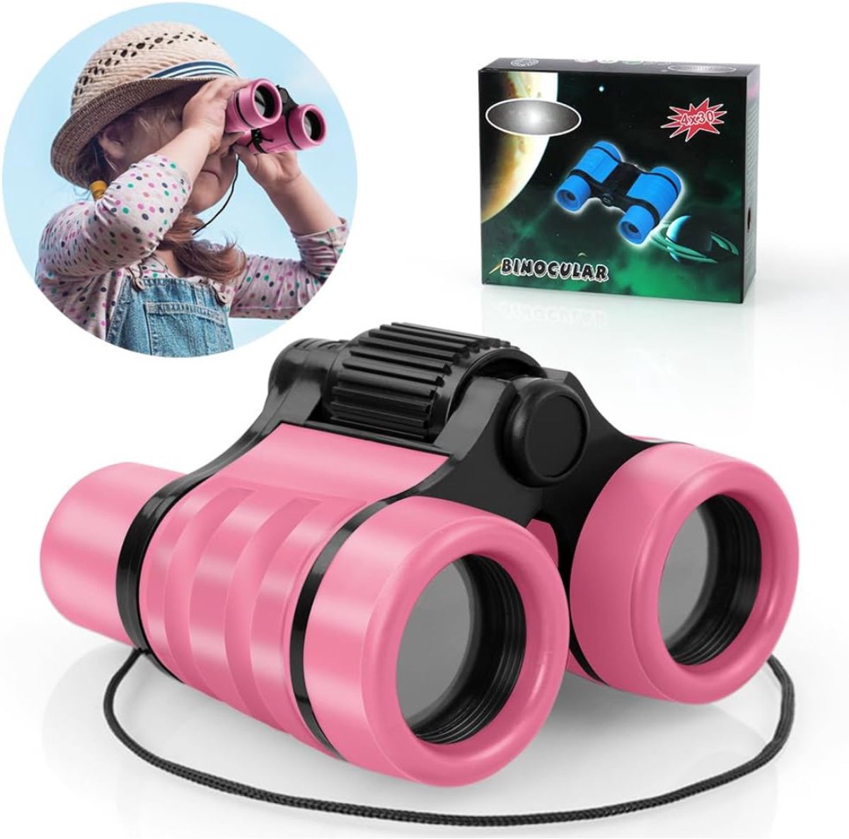 RONN® Telescoop kinderen - Sterrenkijker - Telescoop - Roze - 12cm x 10cm x 5cm