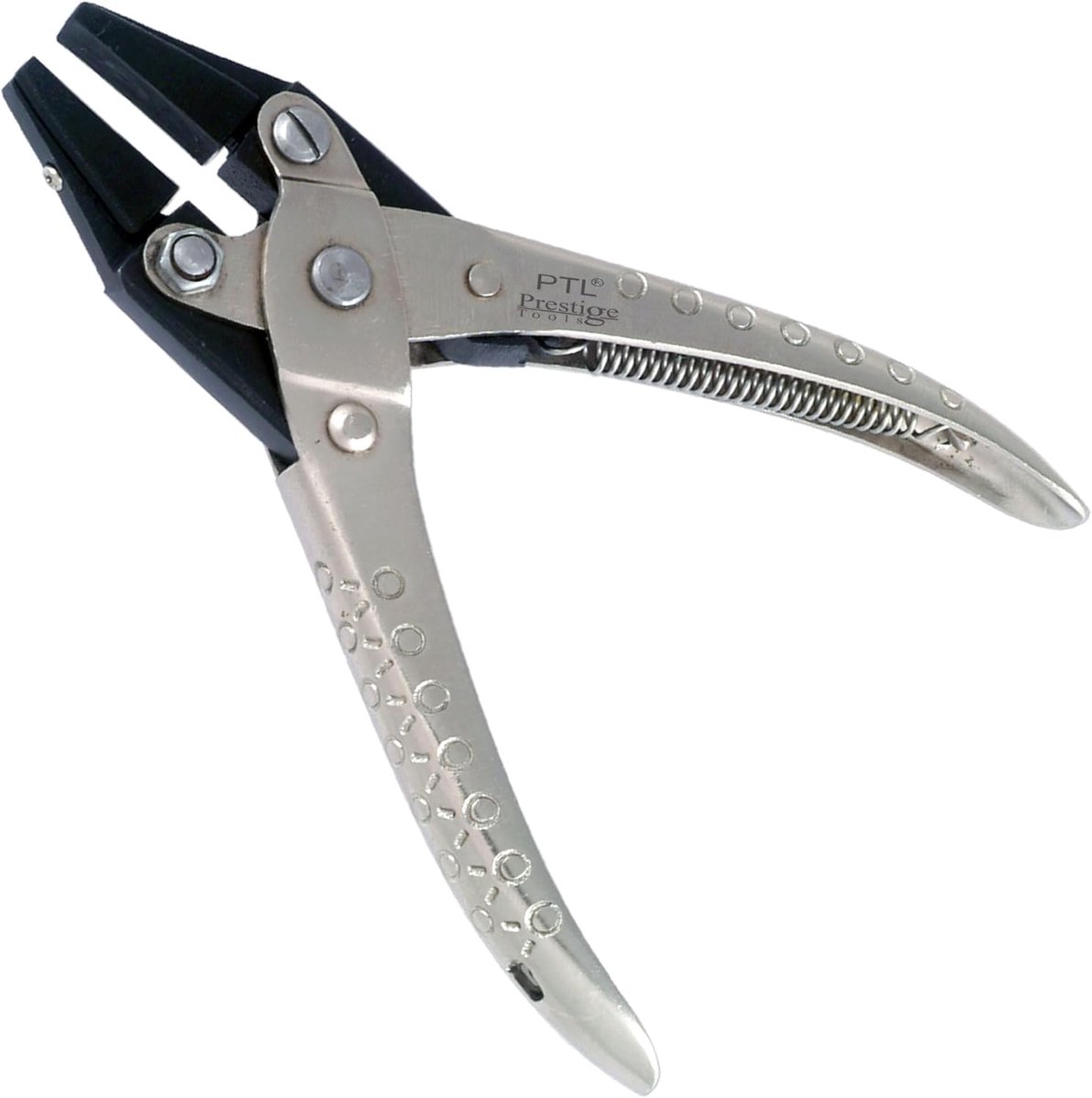 Platte Tang - Nylon Bekken - Sieraden Maken - Parallelle Druk - 14cm - Chroom
