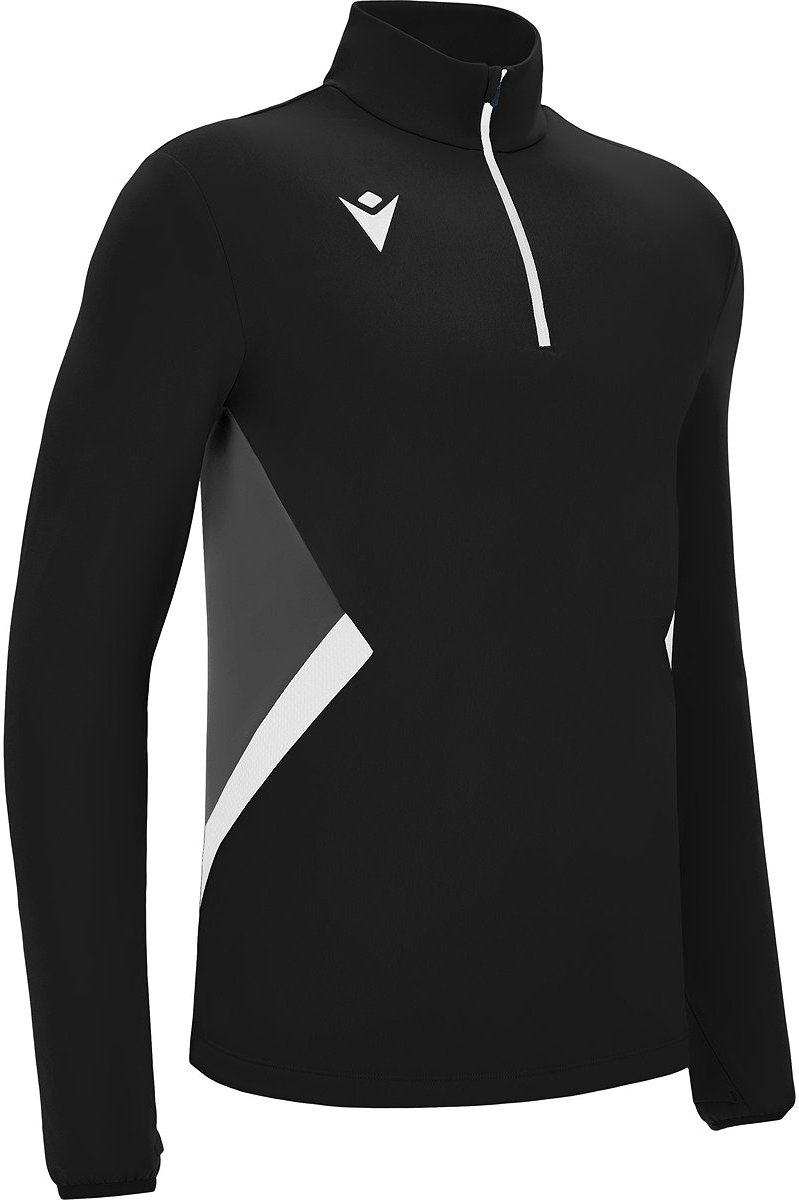 Macron Victory Piave Ziptop Heren - Zwart / Wit | Maat: M