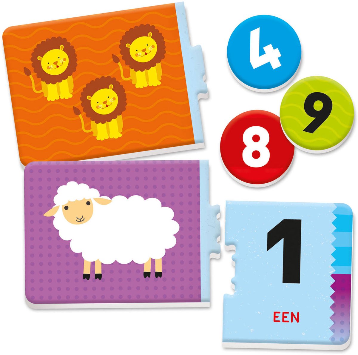 Clementoni - Leren tellen - Voelbare cijfers - Dieren tellen - Alleen of samen spelen - Educatief Speelgoed - 3-5 jaar — afbeelding 7