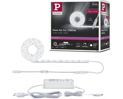Paulmann SimPLED LED Strip 3 Meter Neutraalwit - Power Set met Dimmer & Schakelaar - 33W - 24V - Wit