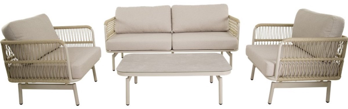 Lesli Living Lounge Set Akiro - Modular Garden Set Beige