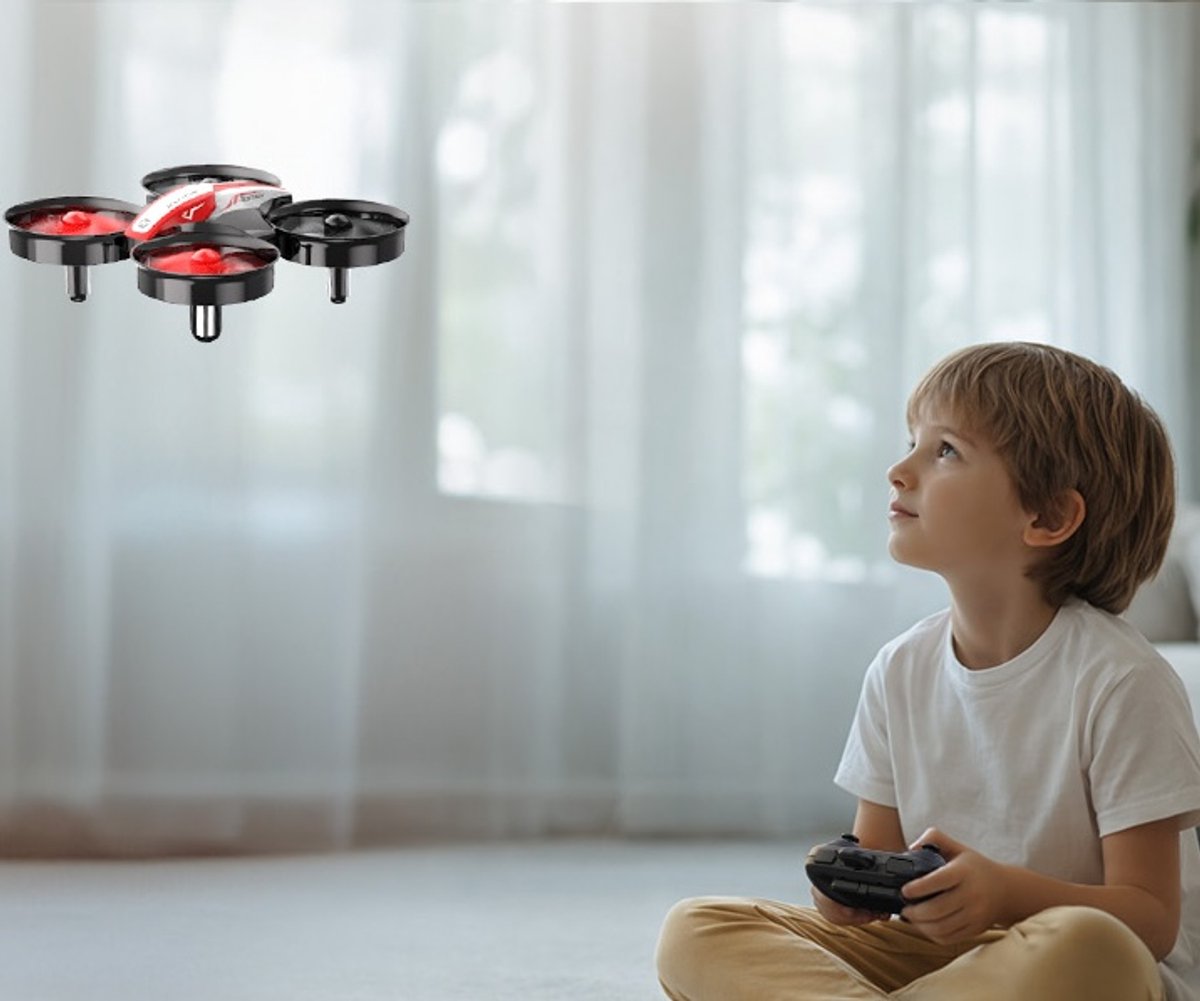 HS210 Mini Drone - Rood – foto 4