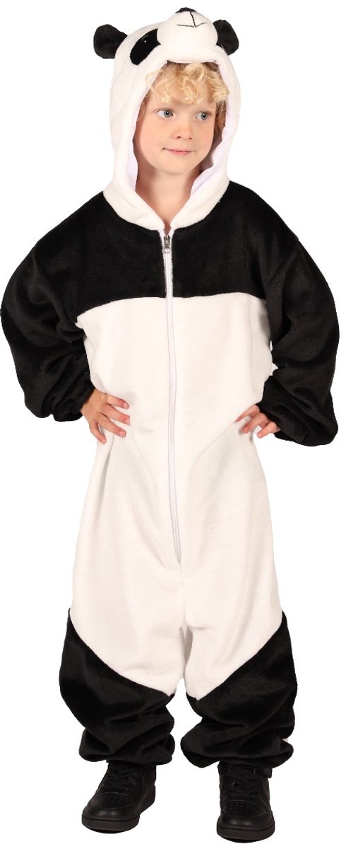 Panda Onesie Baby Unisex Zwart / Wit Dieren Maat 86