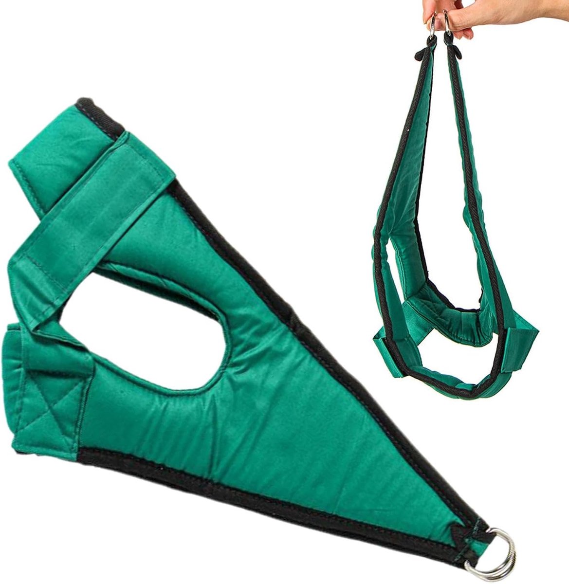 Nek Tractie Apparaat - Nek Stretcher Hangmat - Nek Ontspanning - Verstelbaar Met Stalen Ring - 41 x 21 cm