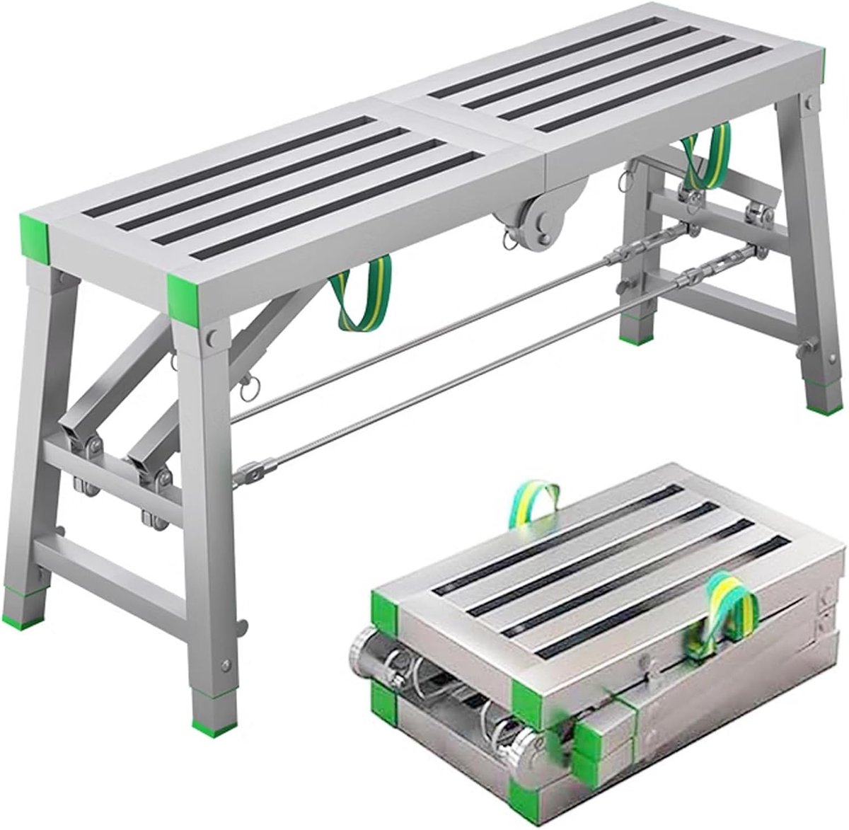 Vouwsteiger - Werkplatform - Bouw en onderhoud - Verstelbare hoogte - Tot 400kg