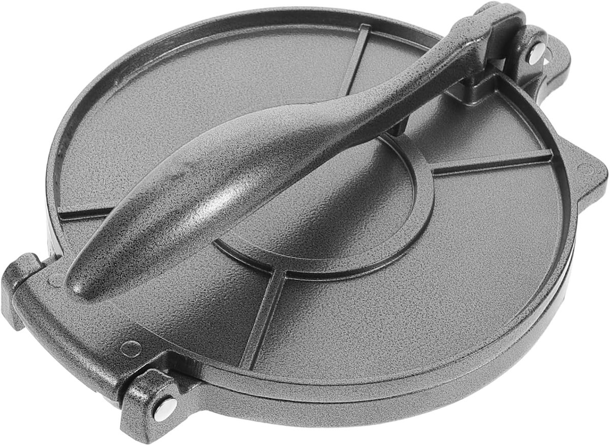 Tortilla Maker - Taco Pers - Thuis Bakken - Anti-aanbak Laag - 22 x 16.5 cm - Zwart